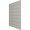 Ekena Millwork 19 5/8in. W x 19 5/8in. H Coralie EnduraWall Decorative 3D Wall Panel Covers 2.67 Sq. Ft. WP20X20CICSV - alternate 2